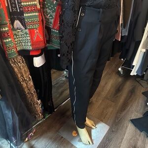 Ralph Lauren's purple label black trouser jogger